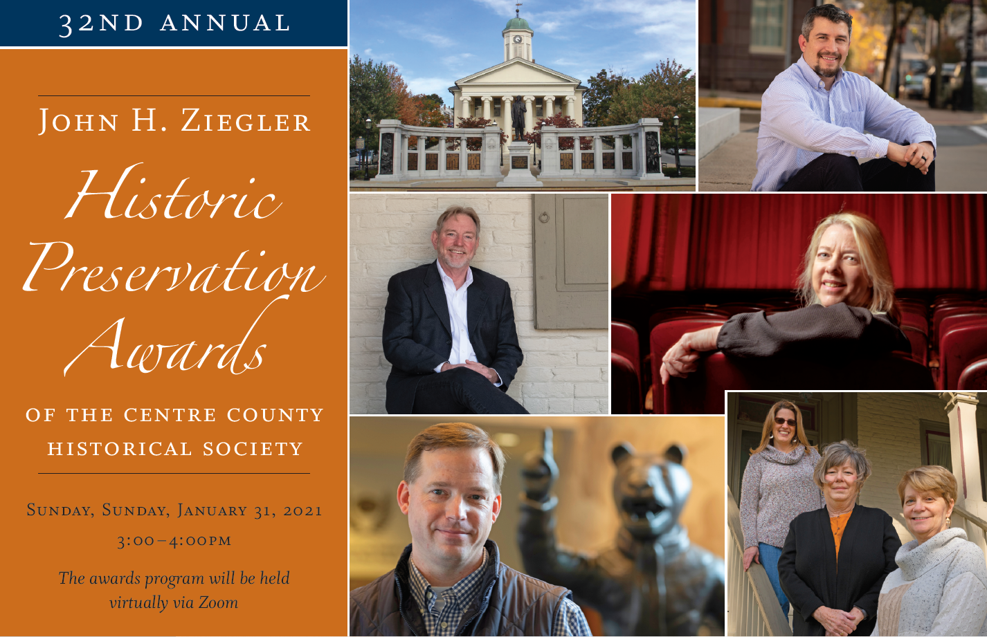 2020 John H. Ziegler Historic Preservation Awards - Centre County ...